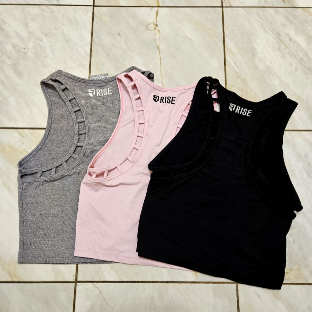 Rise athletic tanks